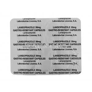 プレバシドジェネリック, ランソプラゾール 30mg カプセル, シート